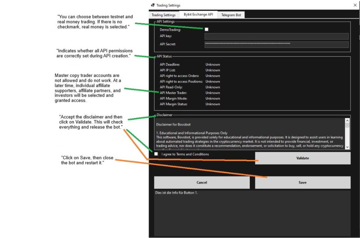 Bot: Validate & Save